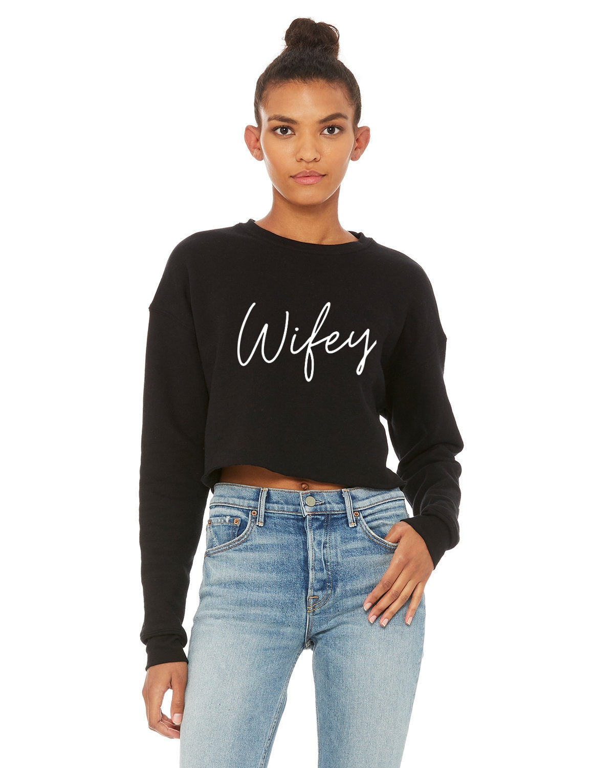 Empowered Wife Women's Crop Sweatshirt