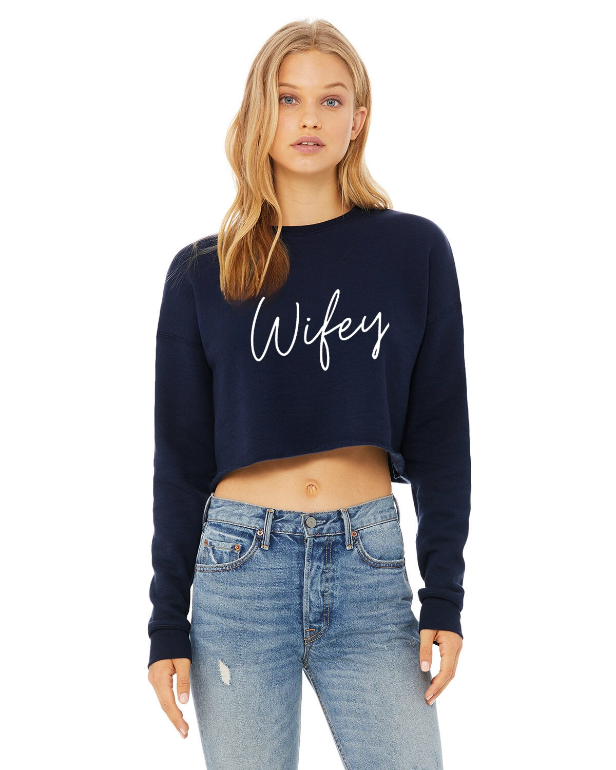 Empowered Wife Women's Crop Sweatshirt