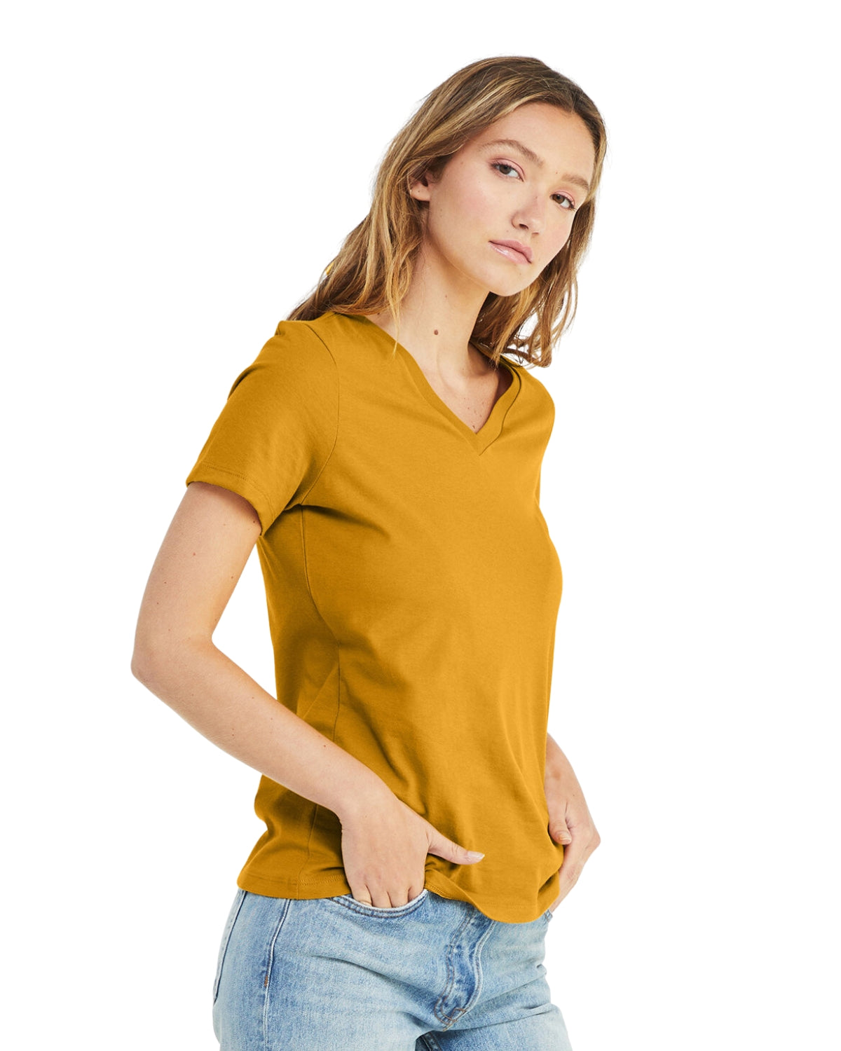 Ladies Relaxed V-Neck T-Shirt