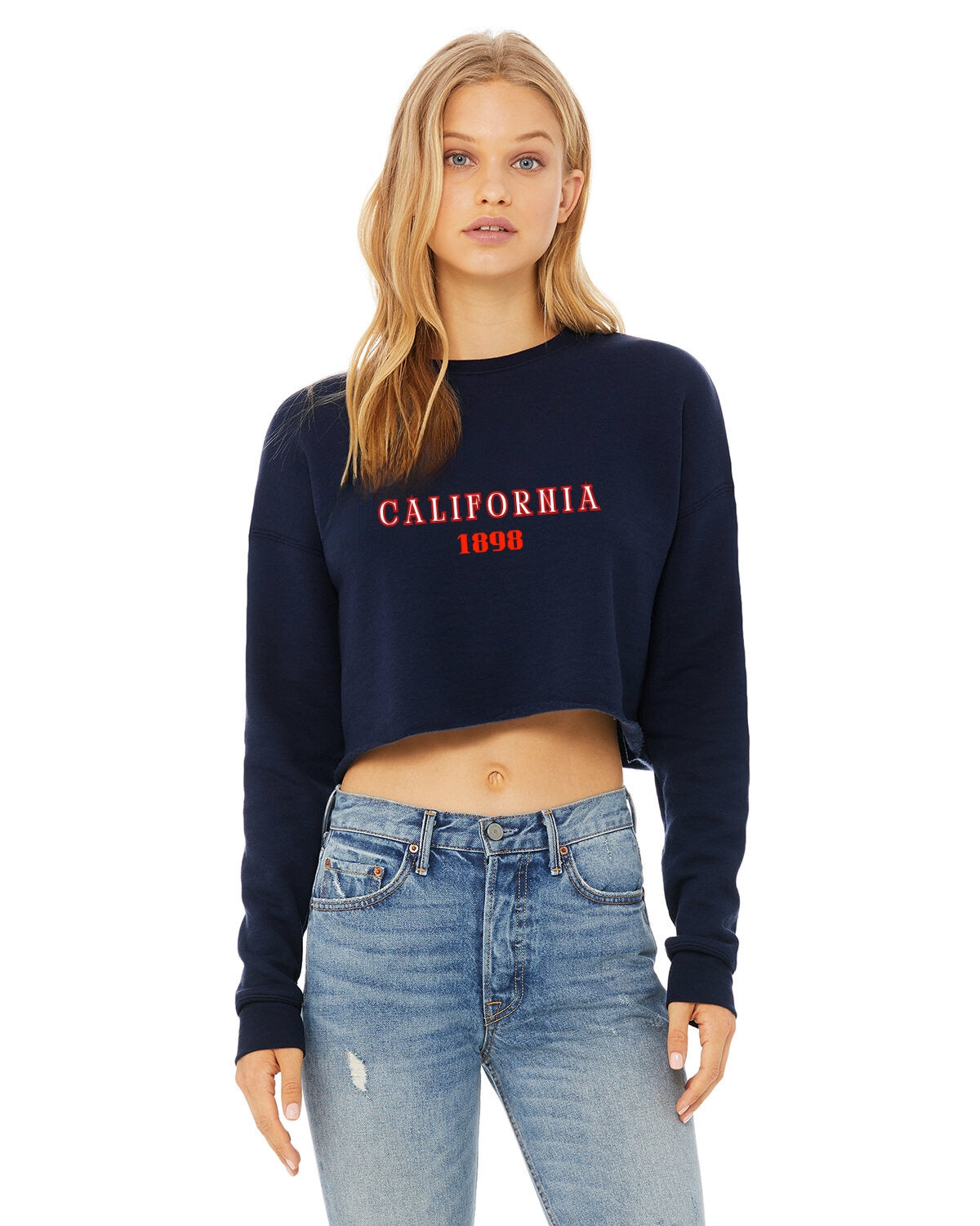 Vintage California Women's Crop Sweatshirt