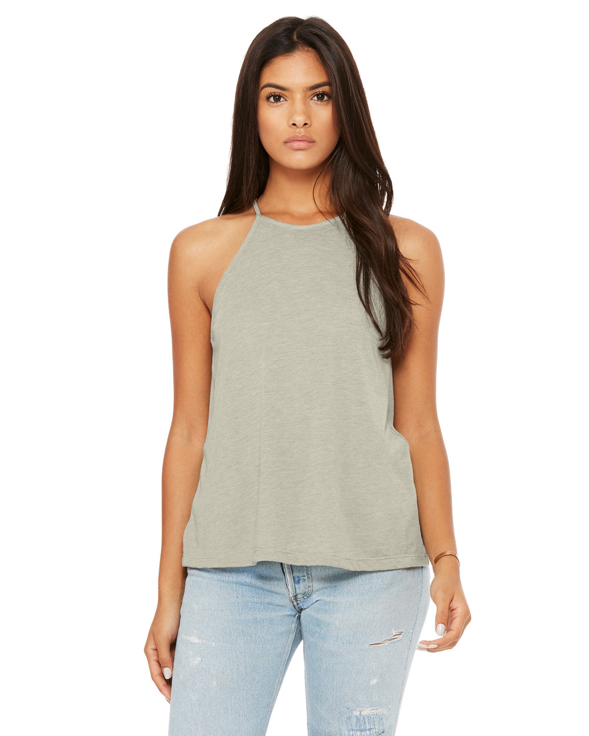 Ladies High Neck Tank