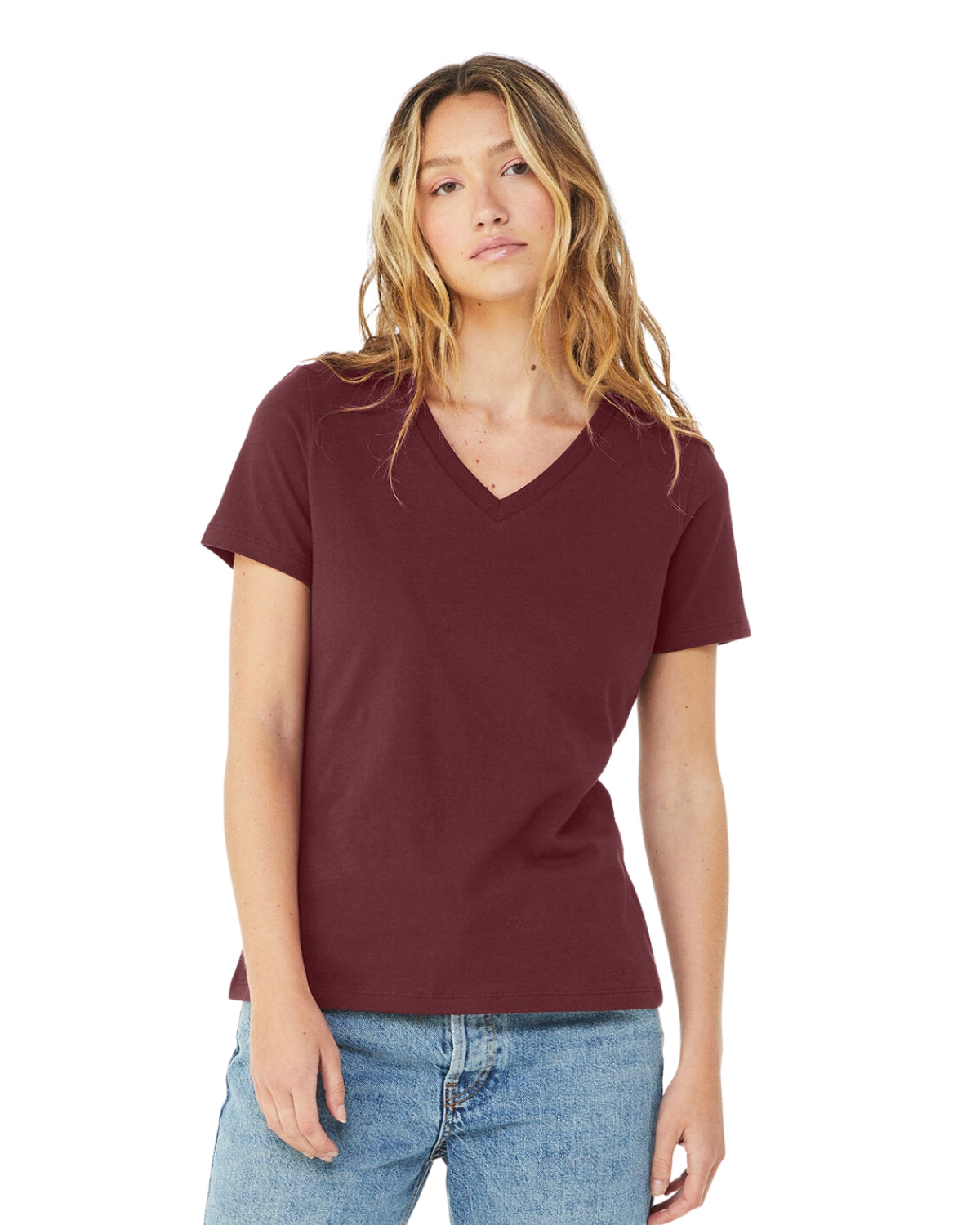 Ladies Relaxed V-Neck T-Shirt