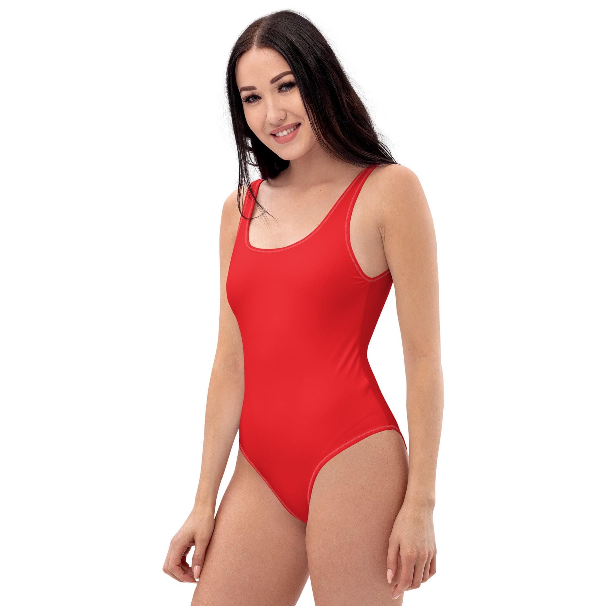 Be Bold Red One-Piece Swimsuit