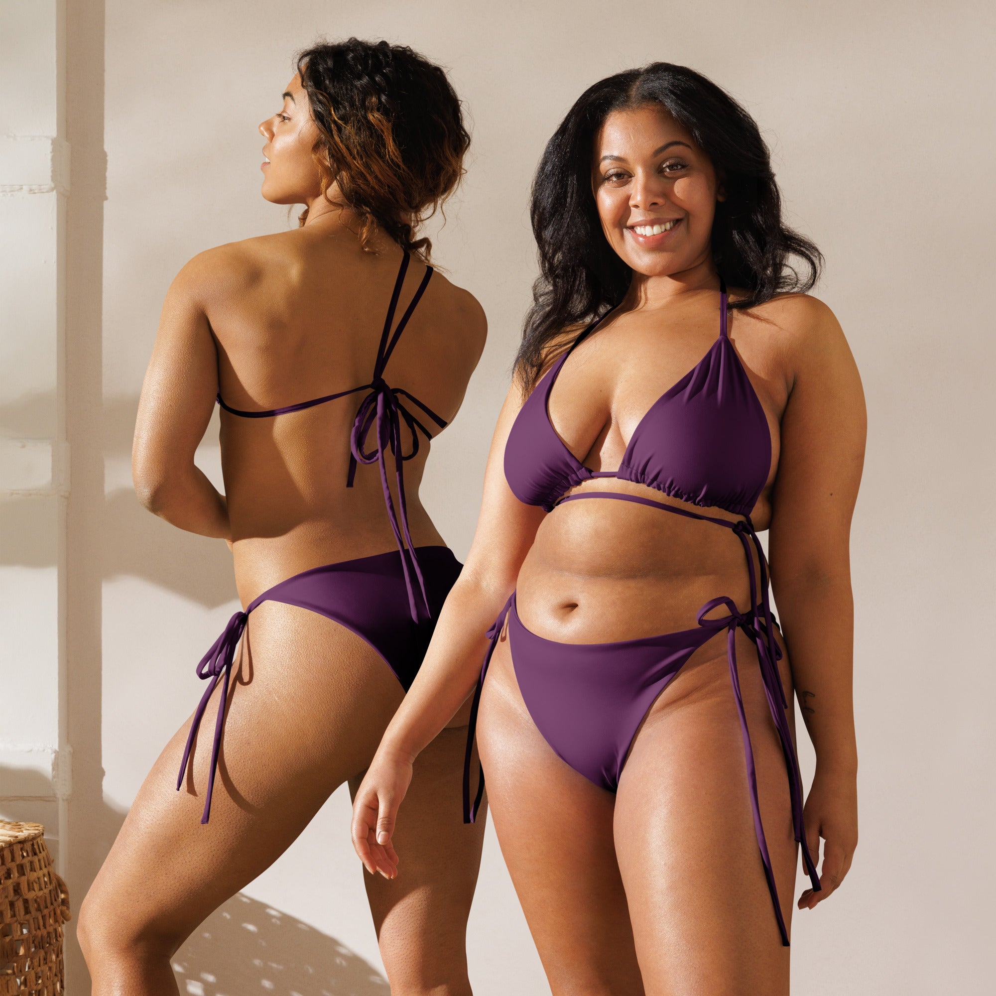 Lavish Amethyst Chic String Bikini