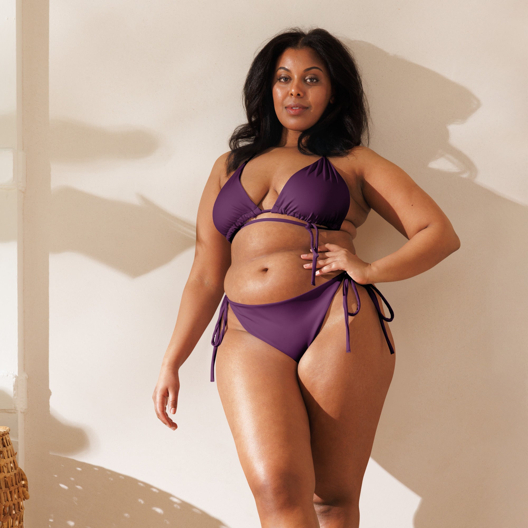 Lavish Amethyst Chic String Bikini