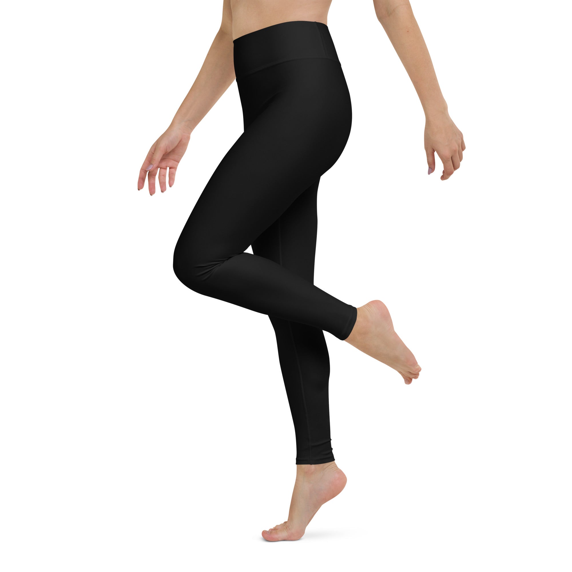 Elegance in Motion Black Leggings