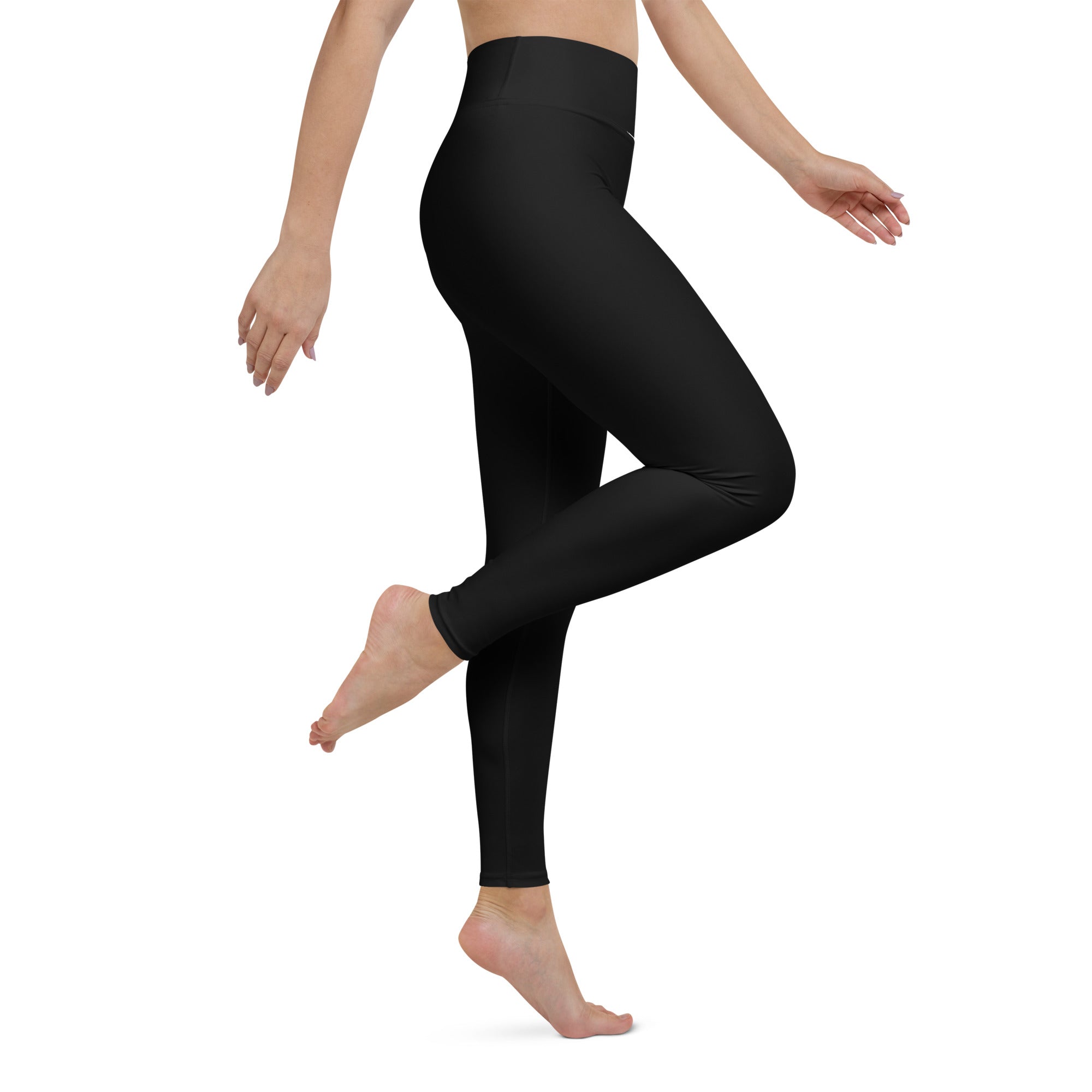 Elegance in Motion Black Leggings