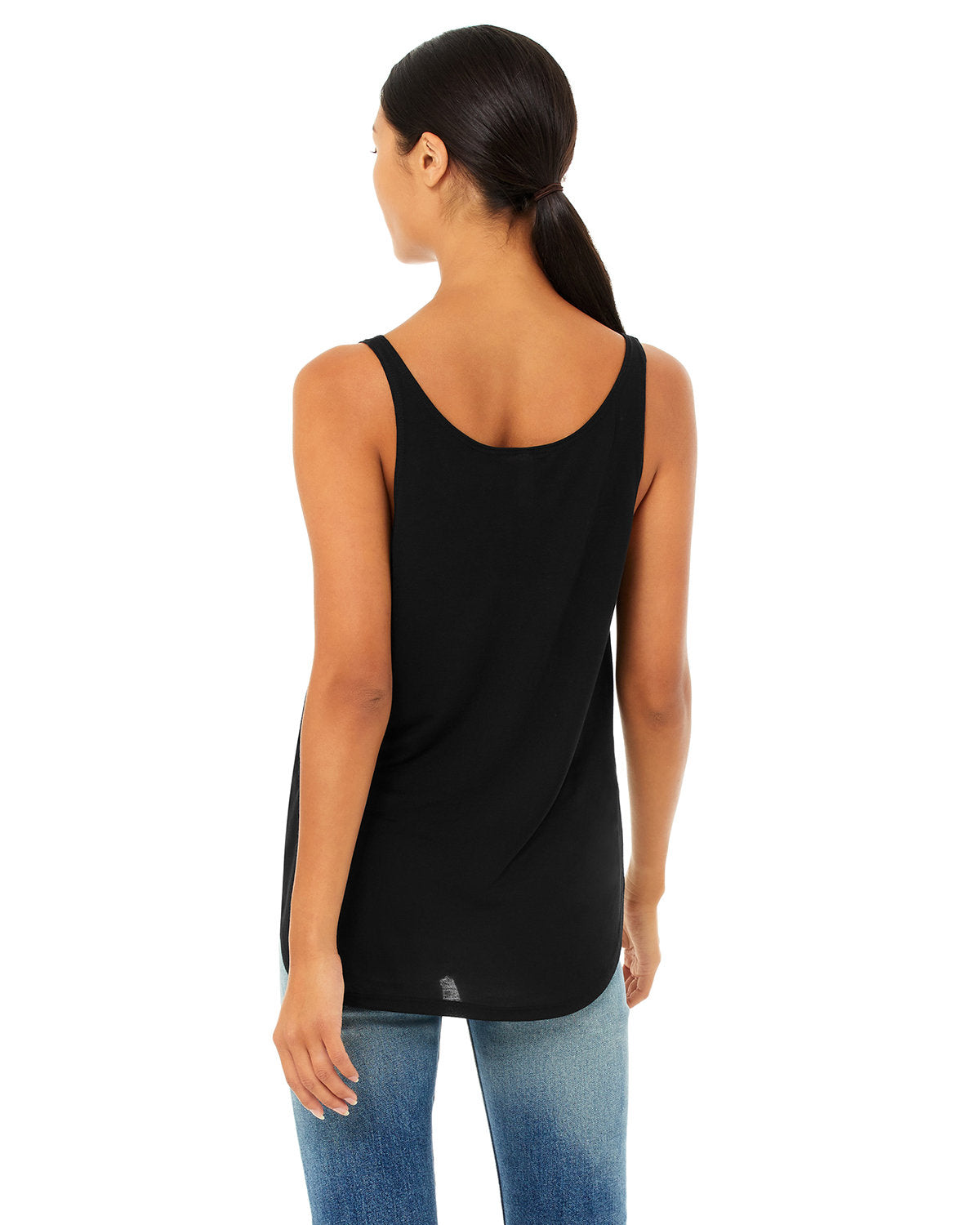 Ladies Flowy Slit Tank