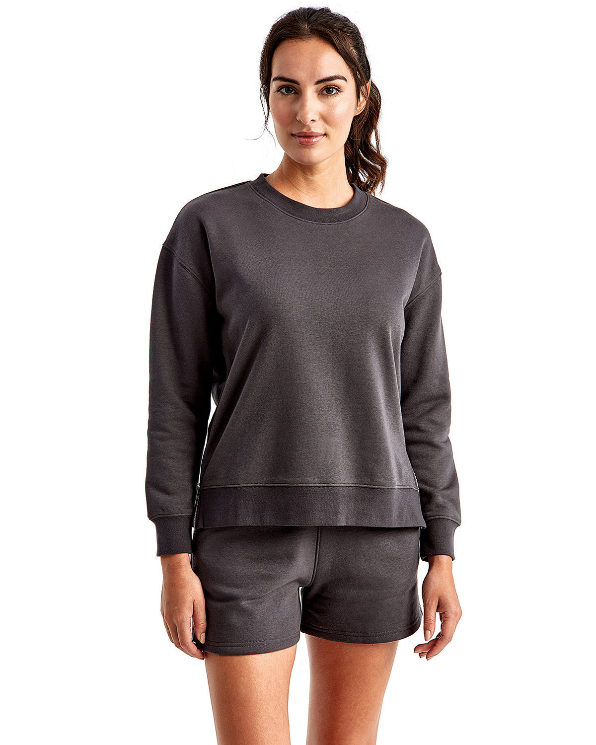 Ladies Side-Zip Sweatshirt