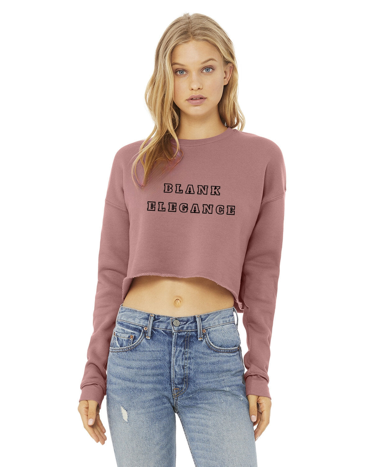 Elevate Your Style Women's Crop Sweatshirt